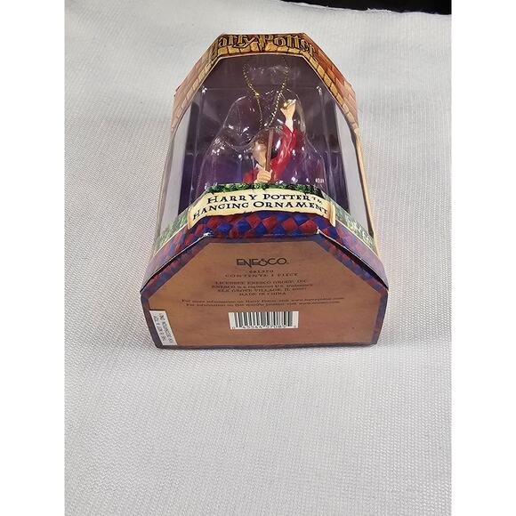 Harry Potter Hanging Ornament by Enesco - Golden Snitch Nimbus 2000 - NIB - Picture 5 of 9